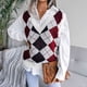 thumbnail image 4 of Knit Sweater Vest, Machine Washable Comfortable V Neck Womens Sleeveless Sweater Vest For Winter ANGGREK Otros, 4 of 6