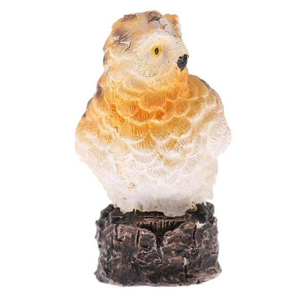 DOLITY DIY Dollhouse Accessories Resin Miniature Home House Kit Mini Owl Creative Gifts