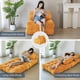 thumbnail image 3 of Sofá cama plegable MAXYOYO convertible color naranja con almohada, 3 of 7