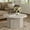 White Alder, variant on SICOTAS 31.5" Round Fluted Coffee Table for Living Room, Modern Cloud Coffee Table with Spacious Tabletop, Art Deco Sturdy Circle Coffee Table, White Alder