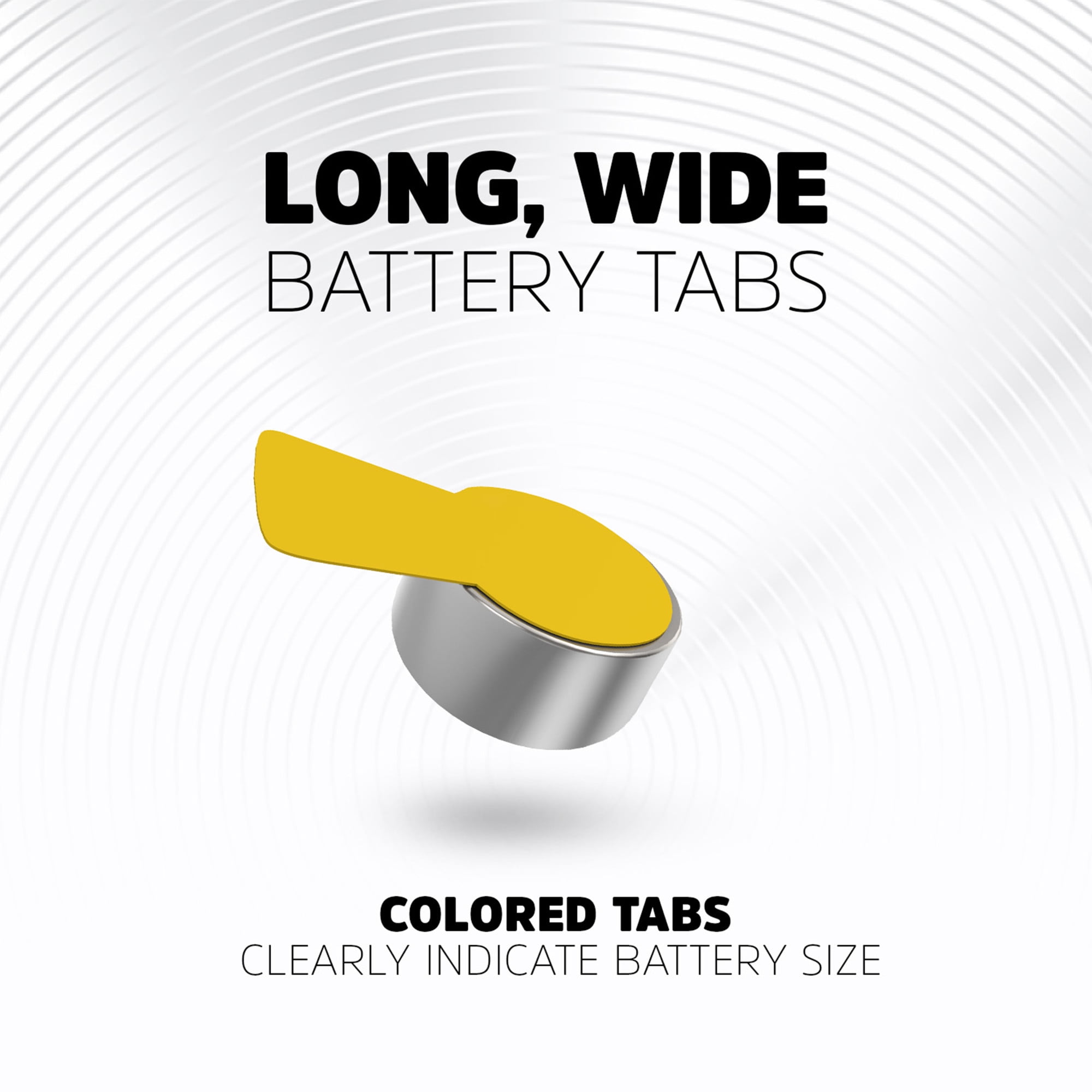 (5 pack) Energizer Hearing Aid Batteries Size 10, Yellow Tab, 6 Pack
