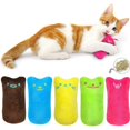 thumbnail image 1 of Catnip juguetes de peluche 10 Uds gato pulgar juguetes de peluche juguetes interactivos para masticar Catnip juguete conjunto juguetes de peluche adecuados para todos los gatos y gatitos esquí esquí Gafas de esquí, 1 of 5