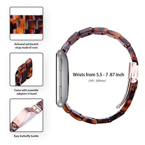 Pulsera de Resina Compatible con Fitbit Versa 2 /Versa Lite/Versa Band