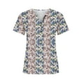 thumbnail image 4 of Patlollav Pntutb Womens Short Sleeve Tops,Ladies Print Casual Top/Shirt, 4 of 6