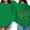 Green, variant on Girls Cute Bow Graphic Hoodies, Long Sleeve Preppy Pullover Sweatshirts, Soft Warm Casual Tops for Kids 2-14Y Fall Winter Daily Wear, Black 100