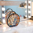 thumbnail image 7 of BZSMCE Makeup Bag Large Travel Cosmetic Bag with Adjustable Dividers Fashion Fiery Majesty Printed, 7 of 7