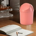 thumbnail image 5 of Mini Trash Can, Small Desktop Wastebasket with Rotating Lid, Cute Office Desk Organizer Waste Paper Bins for Home, Dorm, Makeup Table, Bathroom, Desk Organizer, 2.3L, 5 of 7