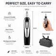 thumbnail image 6 of Nose Hair Trimmer for Men and Women, Waterproof Electric Nose Trimmer with Rotary Blade, Wet Dry Washable Personal Groomer for Shower Use,  Gray, 6 of 6