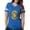 Royal Blue, variant on CafePress - Hippie Chick T Shirt - Womens Football Shirt