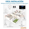 thumbnail image 2 of Alarma Inalámbrica Clicklife blanca con Sensores de Movimiento y Magnéticos para Casa Compatible con, 2 of 9
