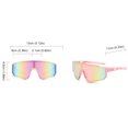 thumbnail image 4 of Ciclismo gafas de sol jóvenes gafas de béisbol a prueba de viento para niñas para niñas rosa, 4 of 8