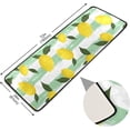 thumbnail image 2 of Kitchen Rugs and Mats Non-Skid Washable Runner Rugs Lemon Stripes Leaves Long 72x24 inch for Floor Cushioned Hallway Entryway Indoor 2x6, 2 of 7