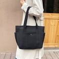 thumbnail image 2 of JVBTVB Women's Canvas Tote Bag Large Capacity Shoulder Bag for Work Casual Daily Use Heavy Duty Shopper Travel Handbag Lined, 2 of 9