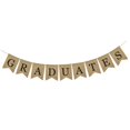 thumbnail image 4 of Pancarta de Graduación Bandera de Letras de Banderines de Arpillera Decoraciones para de Graduación UNA Macarena banner de felicitaciones, 4 of 6