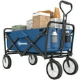 thumbnail image 1 of Outsunny Folding Wagon Garten Cart Foldable Camping Trolley Steel Oxford, 1 of 8