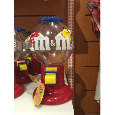 M&M'S M&M's World Bubble Gum Machine Candy Dispenser New with Tags