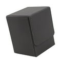 thumbnail image 1 of Magnetic Card Box Scratch Resistant PU Leather Storage Case Holds 100 Cards for Game Card Collectors, 1 of 7