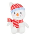 thumbnail image 2 of (3 pack) White Snowman Plush for All Ages, 10 in, by Holiday Time, 2 of 6