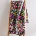 thumbnail image 3 of Levtex - Basel - Quilted Throw - 50x60in. - Multicolor Floral - Reversible Pattern - Cotton, 3 of 6