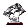 thumbnail image 1 of Estatua de manos, regalo de boda, cumpleaños, figura, obra de arte, recuerdos, coleccionable, dormitorio Plata, 1 of 9