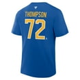 thumbnail image 3 of Men's Fanatics Tage Thompson Royal Buffalo Sabres Authentic Stack Name & Number T-Shirt, 3 of 3