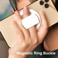 thumbnail image 4 of N52 Mobile Phone Stand Magnetic 360-degree Rotating Ultra-thin Car Phone Holder Ring Buckle Lazy Bracket for Desktop, 4 of 10