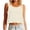 Beige, variant on Feancey Women's Crop Tank Tops Loose Fit Sleeveless T-Shirts Solid Color Casual Workout Tank Top Dressy Trendy Going Out Tee Tops Beige L