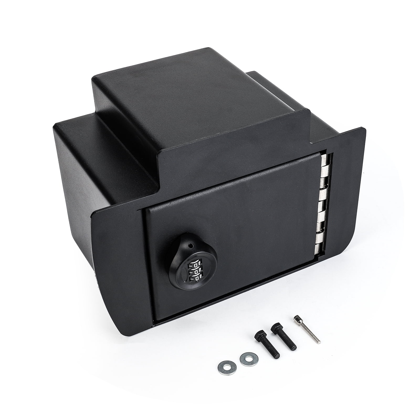 3mirrors Center Console Safe Gun Safe with Spring Hinges and Elliptical lock Compatible with 2005-2015 Toyota Tacoma