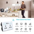 thumbnail image 5 of Enchufe Universal UE Reino EE. UU. Tuya WiFi Interruptor de Enchufe Inteligente con Puerto USB y Tipo C Salida Smart Life, 5 of 5