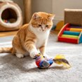 thumbnail image 5 of Interactive Cat Toys with Bird and Feather Teaser Wand for Indoor Cat Exercise, Realistic Chirping, Lifelike Birdie Tweets, Durable & Safe, 5 of 6