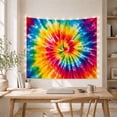 thumbnail image 5 of Tie Dye Spiral With Burst Radiates, Mystical Fantasy for Space Lovers, Galaxy Room Decor Room Accent, Graduation Gift, Tapestry Wall Hanging for Bedroom and Dorm, 5 of 7
