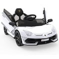 thumbnail image 2 of Katidap 12 V Lamborghini Sian Powered Ride-On Car with Remote Control – White, 2 of 8