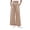 Khaki, variant on Womens Baggy Wide Leg Palazzo Pants Casual Loose Drawstring Elastic Waisted Lounge Trousers with Pockets