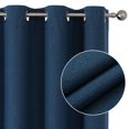 thumbnail image 2 of Cortinas opacas Joydeco, color azul vaquero, 183 x 183 cm, 100% opacas, 2 of 8