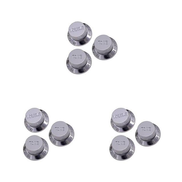 Naiovety Tapas de potenciómetro para guitarra eléctrica, bajos, perilla de volumen dorado, suministros, botón de tono, amantes, profesionales, niños, Type1 NO1 Naiovety CBP464272