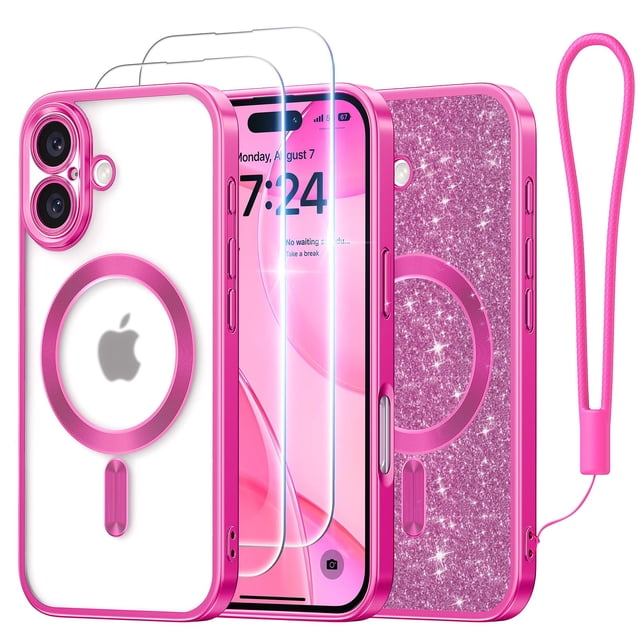 Funda Meifigno Candy Frosted para iPhone 16 Plus 6,7''