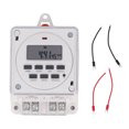 thumbnail image 2 of Timer Switch, DC12V 16A Built in Backup Battery Digital Timer Switch 7 Day Programmable  for Home Lighting, 2 of 7