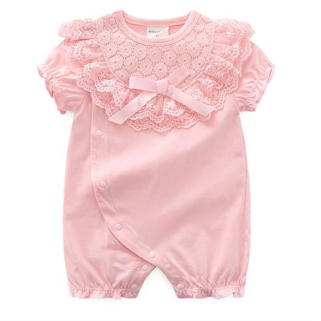 

Luxsea Kids Baby Girl Romper Sleeveless Baby Girl Kint Jumpsuit Summer Outfits
