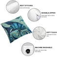 thumbnail image 4 of Nawypu Beach Pillow Covers 2 pcs Summer Outdoor Pillow Cases, Patio Furniture Decorative Cushion Covers Cushion Case for Couch Sofa Home Decoration, Blue Green, 4 of 6