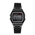 thumbnail image 1 of LED Digital impermeable reloj de pulsera de cuarzo vestido reloj de pulsera dorado mujeres hombres, 1 of 5