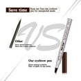 thumbnail image 3 of Stylo à Sourcils Microblading Imperméable Stylo à Sourcils - Stylo Teinture Liquide pour Sourcils avec Pointe Fourche Stylo à Sourcils Crée des Sourcils 3D Naturels,3#Gris Foncé, 3 of 7