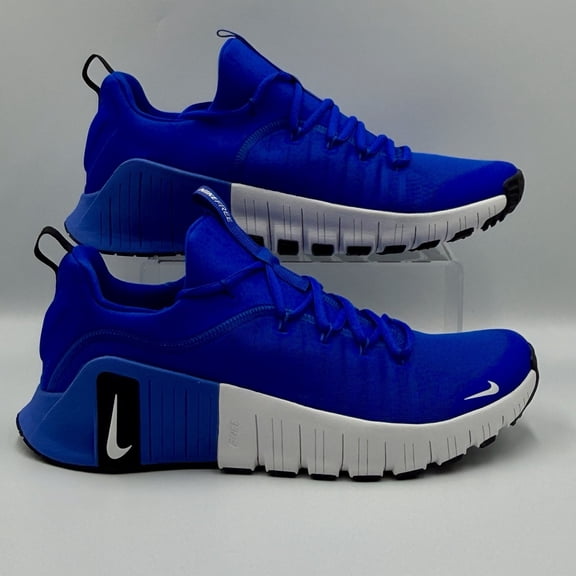 Mens Size 12 Nike Free Metcon 6 Racer Blue/Summit White-Black FJ7127-402