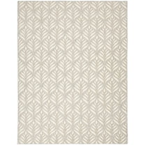 Nourison Aloha Indoor/Outdoor Ivory/Grey 5'3