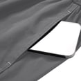 thumbnail image 6 of SAWOBUUN Mens Baggy Pants Wide Leg Elastic Waist Contrast Stitching Cargo Pants Y2K Streetwear Trousers with Zipper Pockets, 6 of 9