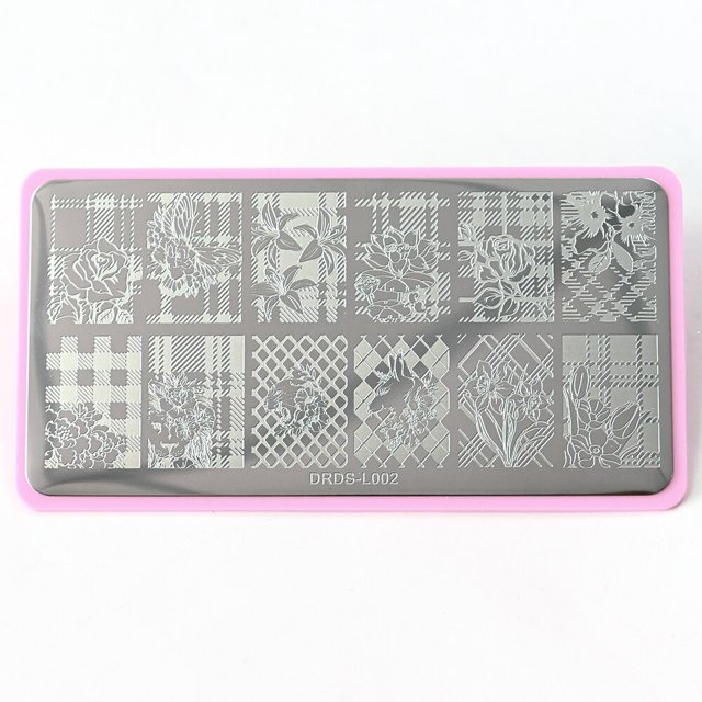 1Pc-Snake/Beauty/Cats Stamping Plates 5.6/12X6cm Impresión de imágenes Nail Art Stencils Plantillas para uñas acrílicas Diseño Stamp Plate Tan Jianjun unisex