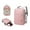 Pink #3, variant on Unisex Airline Approved Carry On Backpack | 28L Travel Backpack with Laptop Compartment & USB Charging Port | Water-Resistant Daypack for Hiking & Business Travel
