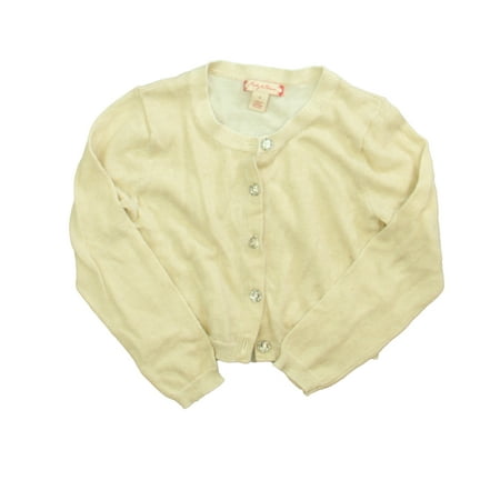 

Pre-owned Ruby & Bloom Girls Gold Cardigan size: 3T