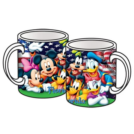 Disney Firework 11oz Mug (Florida Namedrop) (Best Fireworks Display At Disney World)
