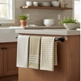 thumbnail image 2 of Serafina Home Beige Kitchen Towels: 100% Cotton Soft Absorbent Set of 3 Multipurpose for Everyday Use, 2 of 6