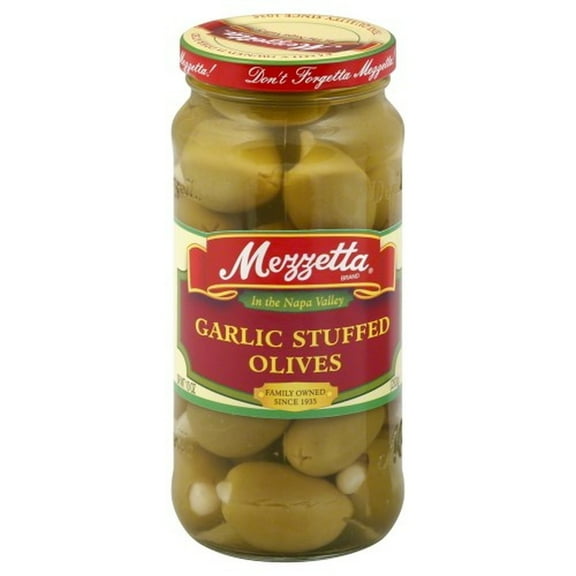 Reese Mezzetta Olive Stuffed Garlic (Pack of 12)